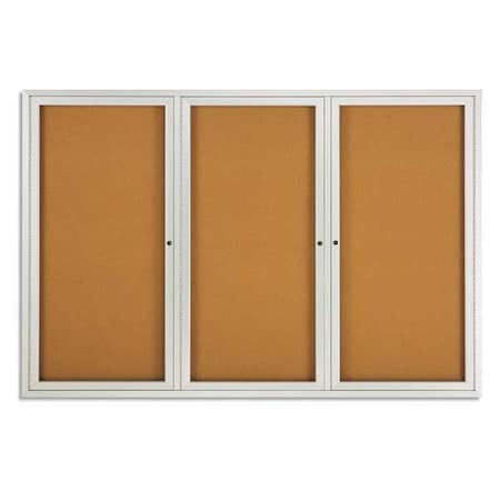 Enclosed Cork Bulletin Board 48" x 72"
