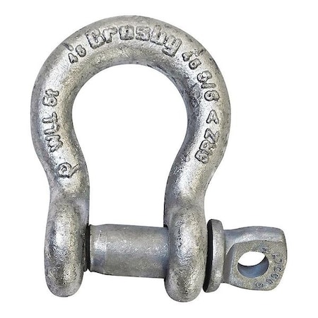 Anchor Shackle,Screw Pin,1-1/4" Pin Dia.