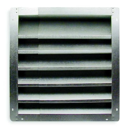 Louver,Intake,36-48 In,Galvanized Steel