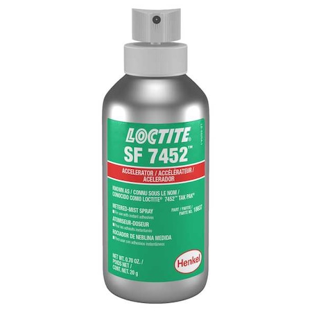 Accelerator, SF 7452 Series, Clear, 0.7 fl oz, Bottle