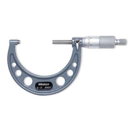 Micrometer,2 to 3",0.0001,Ratchet