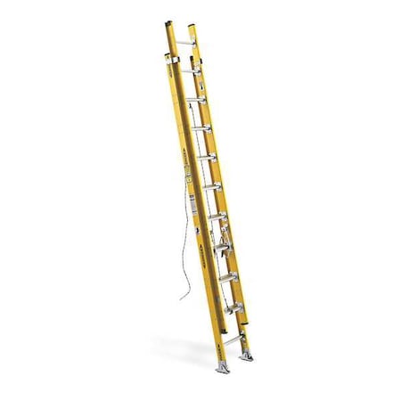 20 ft Fiberglass Extension Ladder, 375 lb Load Capacity
