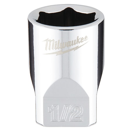 1/4 in. Drive 1/2 in. SAE 6-Point Socket with FOUR FLAT Sides