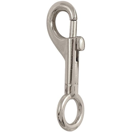 Slide Bolt Spring Snap,L 3 1/4 In