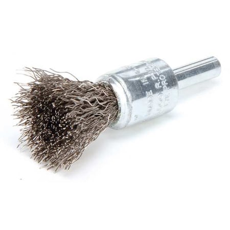 Crimped Wire End Wire Brush, Stainlesss Steel