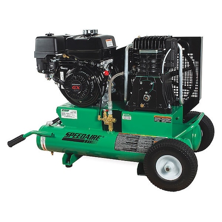 Gas Air Compressor,9.0 HP,17.5 CFM Max