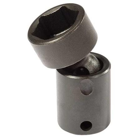3/8 in Drive Flex Impact Socket 11/16 in Size 6 pt Standard Depth, Black Oxide
