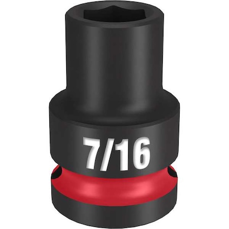 7/16 in. SHOCKWAVE Impact Duty 1/2 in. Drive Standard 6 Point Impact Socket