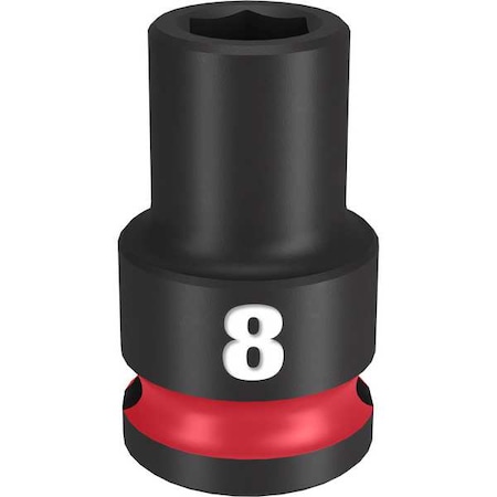 8mm SHOCKWAVE Impact Duty 3/8 in. Drive Standard 6 Point Impact Socket