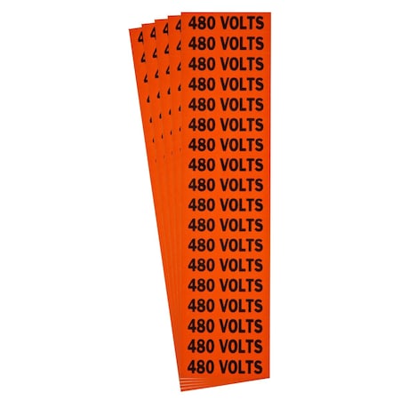 Conduit and Voltage Sign and Labels,PK5