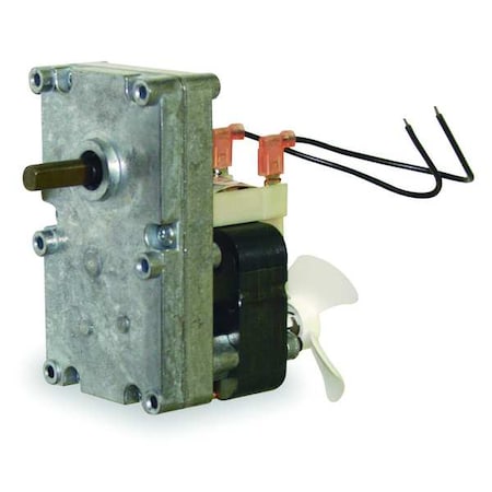 AC Gearmotor, 25 in-lb Max. Torque, 52 RPM Nameplate RPM, 115V AC Voltage, 1 Phase