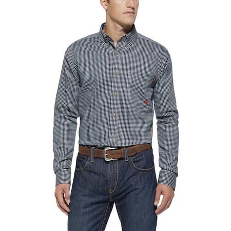 Men's Flame-Resistant Shirt, 8.9 cal/sq cm, XL, Cotton, Nylon