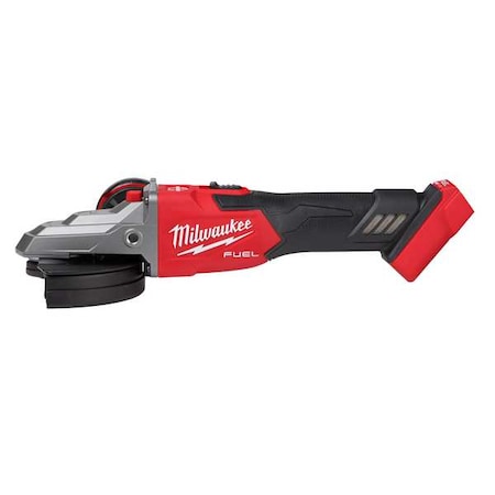M18 FUEL 5 in. Flathead Braking Grinder with Lock-On Slide Switch (Tool Only)