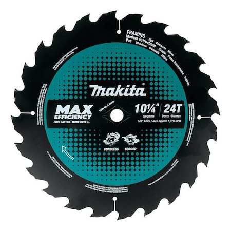 CircularSawBlade,Carbide,Dia:10.25"