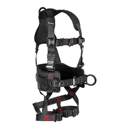 Not Applicable Fall Protection Harness, L/XL, 425 lb, Quick-Connect Chest/ Quick-Connect Leg Straps