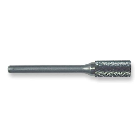 Carbide Bur,Cylindrical,1/2,dbl Cut