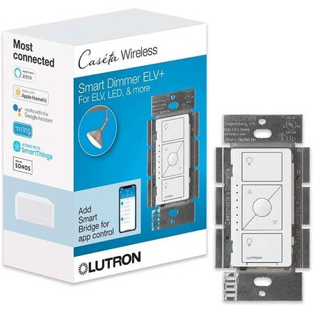 Lght Dmr,Switch Only,120V AC,Wht