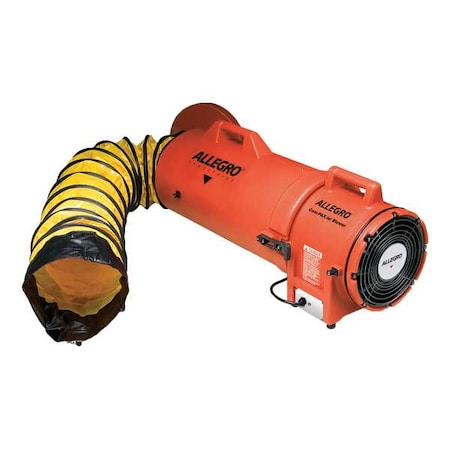 Confined Space Blower,Orange,13 1/2" W