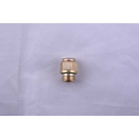 Push to Connect Fitting, Brass, Black