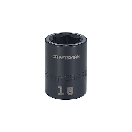 Sockets, 1/2" Drive 18mm Metric Impact S