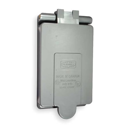 Weatherproof Cover, FS or FD Weatherproof Boxes Box Type, 1 Gang, Thermoplastic