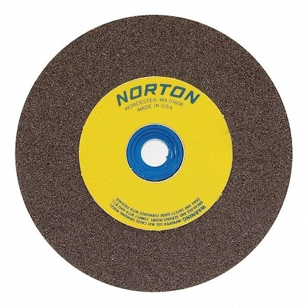 Grinding Wheel, T1, 10x1x1-1/4, AO, Brown