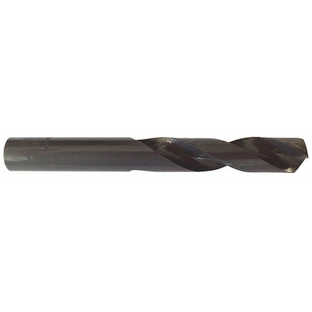 Screw Machine Drill Bit, #16 Size, 135  Degrees Point Angle, High Speed Steel, Black Oxide Finish