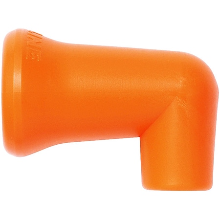 90 Degree Round Nozzle,1/4In,PK20