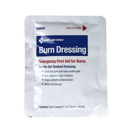 Burn Dressing,White,4"L,4"W