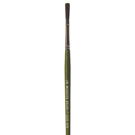 1/8" Artist Soft, Ox Hair Bristle, Paint Brush, Wood Handle