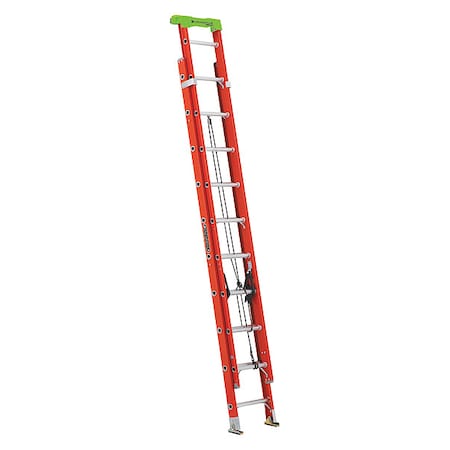20 ft Fiberglass Extension Ladder, 300 lb Load Capacity