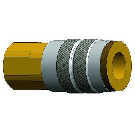 Female to Industrial Coupler,(F)NPT,1/4
