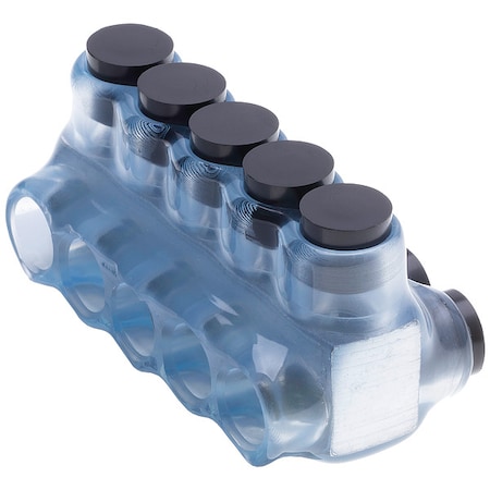 Wire Connector, 5 Port, Clear, Plastisol Insulation