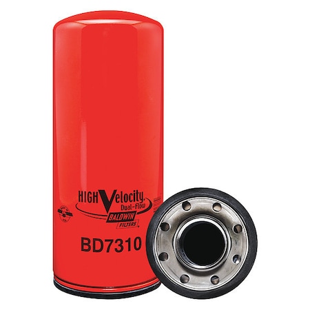 Oil Fltr,Spin-On,High Velocity,Dual-Flow