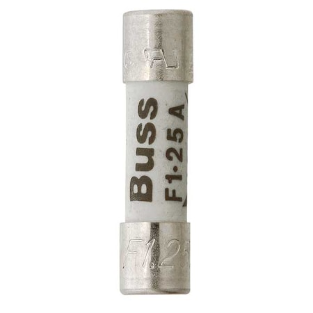 Ceramic Fuse, 50mA, 1.5kA at 250V AC, 5 PK