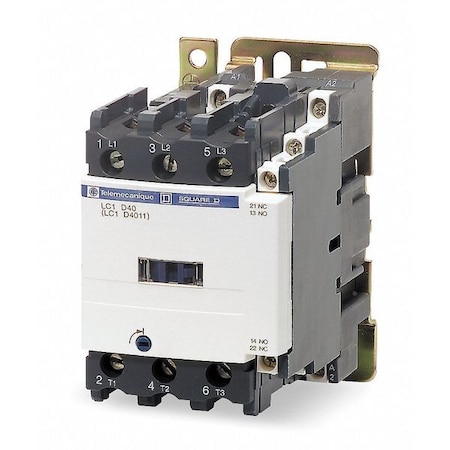 IEC Magnetic Contactor, 1NC/1NO, 240V AC, 3 P, Non-Reversing, Screw Clamp