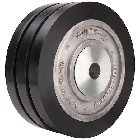 Caster Wheel,8"dia,4,960 lb,Black