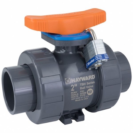 Manual 2-Way Ball Valve,True-Union,PVC