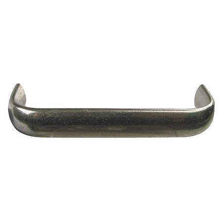 Pull Handle, Aluminum, 6 In. H, Matte, Threaded Holes