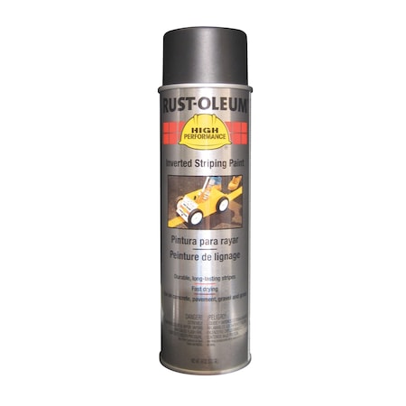 Inverted Striping Paint, 20 oz, Black, Solvent -Based