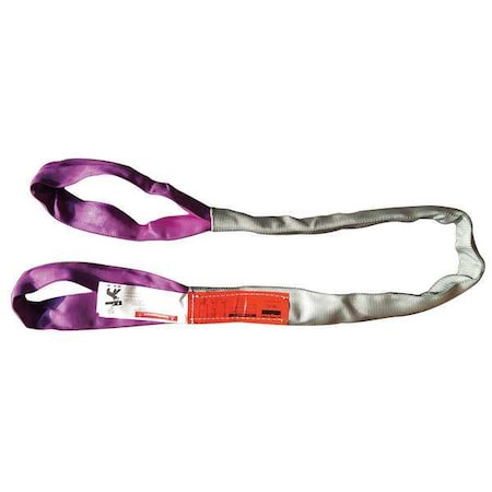 Round Sling,Eye and Eye,6 ft.,2600 lb.