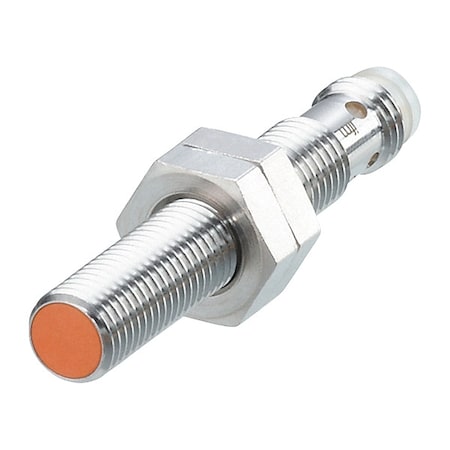 Cylindrical, Inductive Proximity Sensor, 8 mm Dia., Brass, M8,  Wires, Shielded