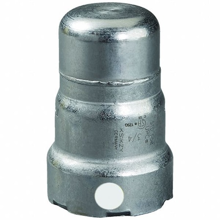 Cap, Carbon Steel, Press-fit 1/2 in