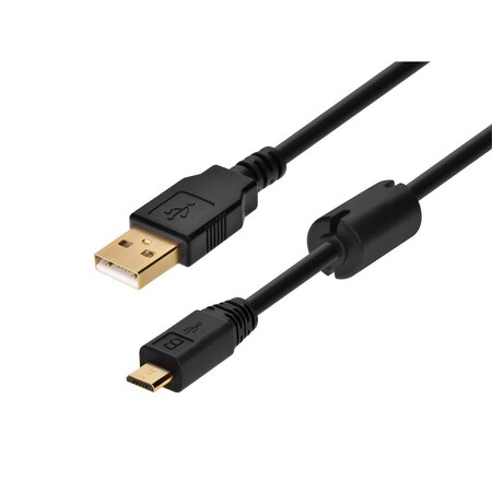 USB 2.0 Cable,10 ft.L,Black