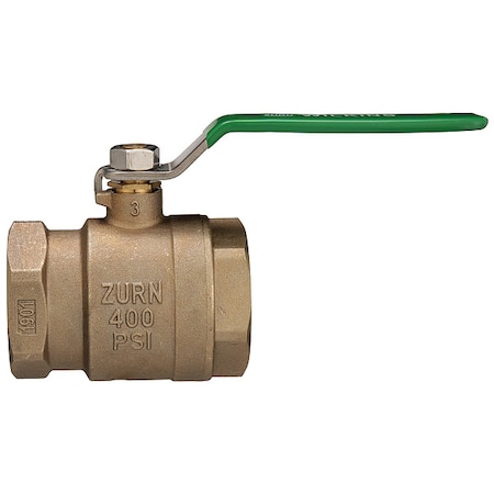 Manual 2-Way Ball Valve,NPT,Bronze