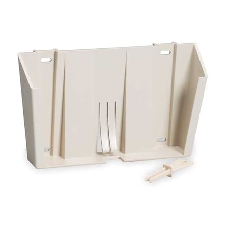 Locking Wall Mount Bracket,Plastic,Beige