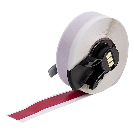 ContinuousLabelStock,Red,Gloss,1/2inW