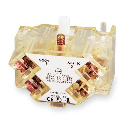 Contact Block,1NC/1NO Late Open,30mm