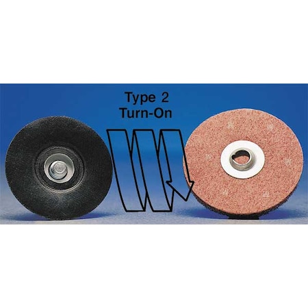 Quick Change Disc, AlO, 1in, 120G, TS, PK100