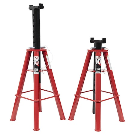 Jack Stand,Heavy Duty,Pin,10 ton,PR